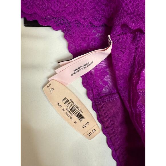 NWT Victoria’s Secret Vintage All Lace Cheeky Panty – Purple – Size XS – 2015 - Picture 4 of 4